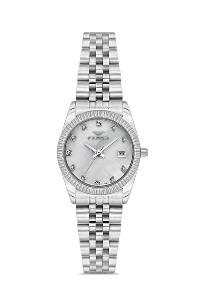 FERRO Yellow and Silver Steel Cord Women's Wristwatch Fl21743A-A 3Atm Water R...