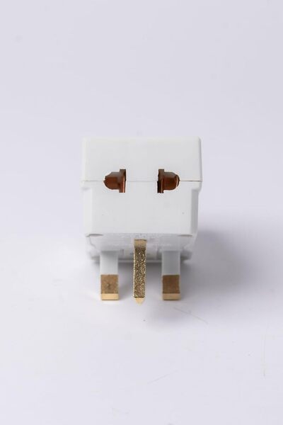 Saffron Times Universal Travel Plug Adapter | Multi-Function International Power Socket | Compact 3-Pin to Univers