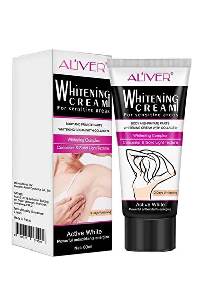 ALİVER Whitening Cream for Sensitive Areas 60ml