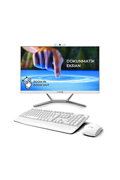 TURBOX TAx1765 i5 9400 8GB Ram 256GB SSD 23.8 inç FHD Dokunmatik WiFi BT Webc...