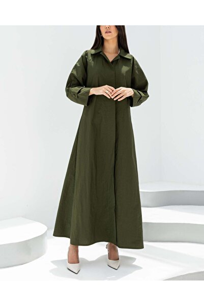 Wear Sylva عباية حنين - خضراء - جاهزة للارتداء