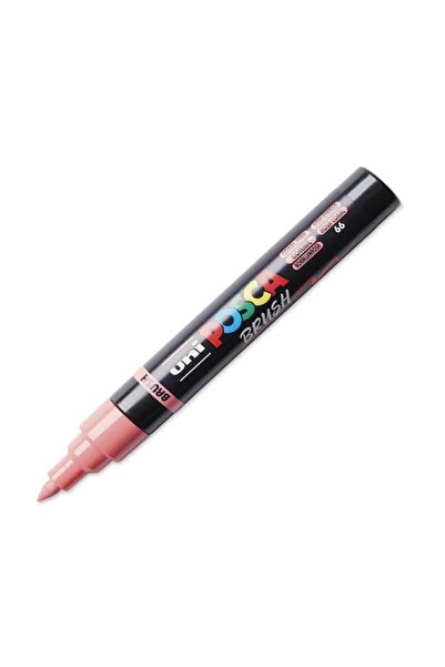 POSCA PC-5BR brush tip marker - coral