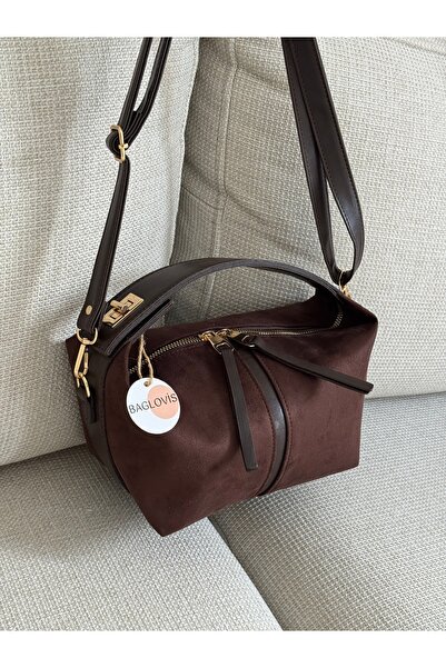 BAGLOVİS Women's Soft Textured Multifunctional Hand and Shoulder Bag En25 Size17