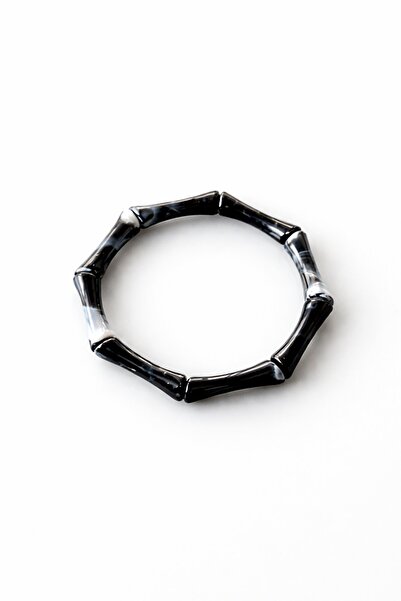 TAKIŞTIR Black Color Bead Detailed Bracelet