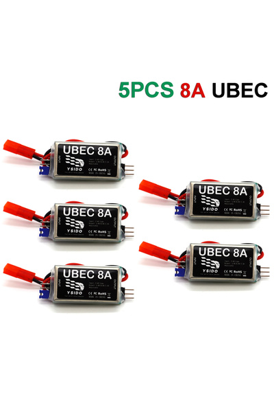 Choice3 5 قطع من وحدات UBEC بقوة 8 أمبير، 1/3/5 قطع من YSIDO 8A 6A 4A UBEC، م...
