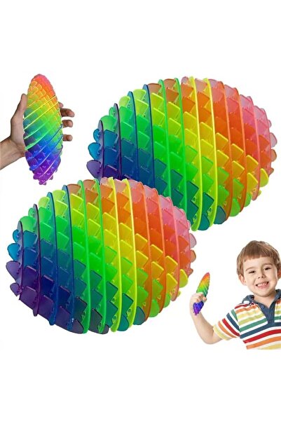 Arabest ألعاب حسية مرنة من قطعتين، ألعاب تخفيف التوتر للأطفال والكبار