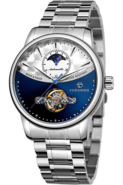 Forsining Automatic Watch for Men – Skeleton Tourbillon, Moon Phase Display, ...