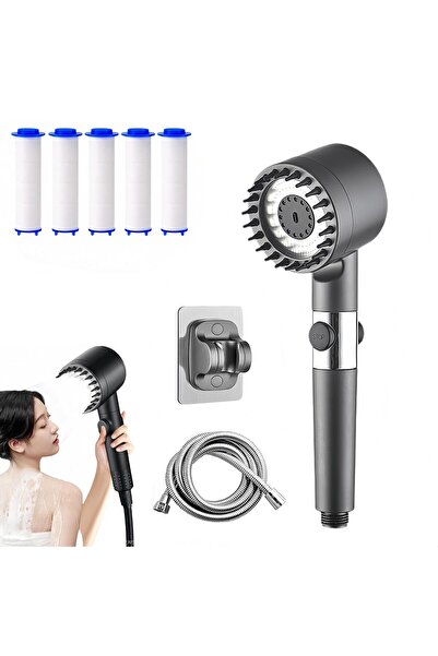 Arabest Ion Filter Shower Head with Handheld, 5-Layer Filtration System and A...