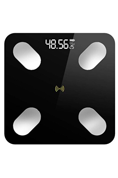 Arabest Digital Bathroom Scale with Temperature Display, Electronic Glass Wei...