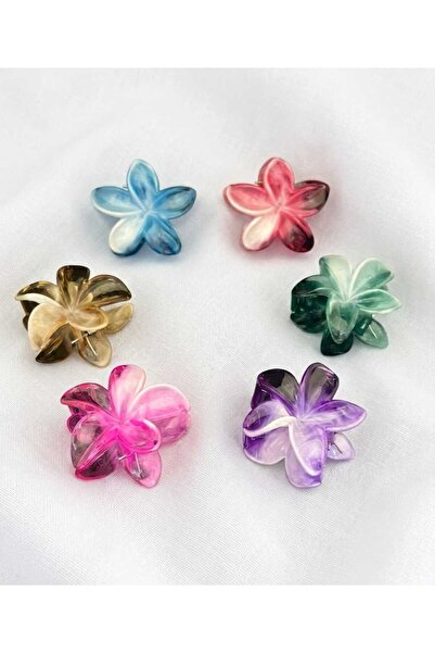 diclecollection Agrafă colorată cu floare de lotus, set de 6 agrafe de păr de...