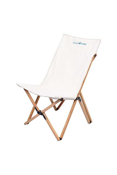AL SANIDI Foldable Hiking Chair, Foldable Chair, White, Size L:56* W:53* H:90Cm