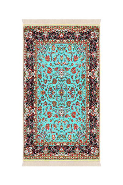 Bursa İpek سجادة صلاة مخملية خضراء