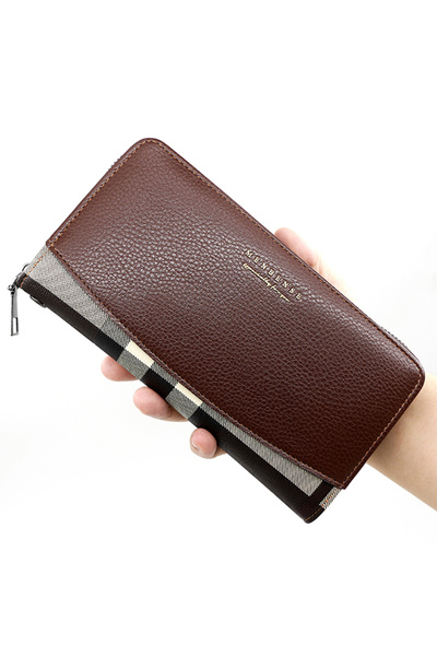 MenBense Men's Long Wallet Card Bag Certificate Bag