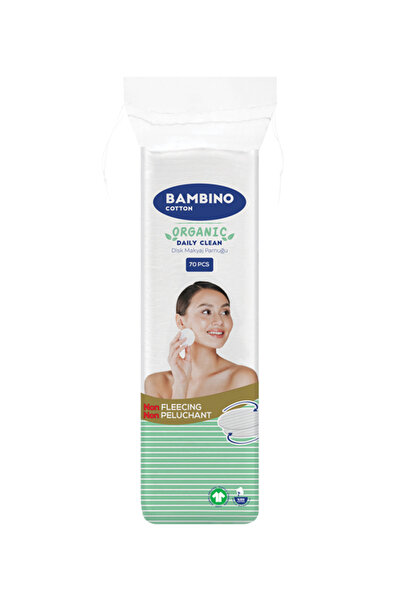 Bambino Cotton ORGANİC 70'Lİ DİSK MAKYAJ PAMUĞU