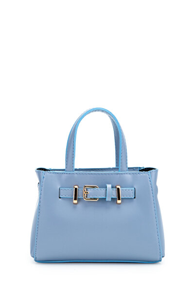 minebag Belt Detail Mini Nadia Women Crossbody Bag Blue