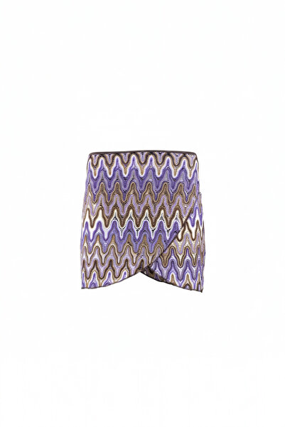 AQUELLA Šarena pletena suknja