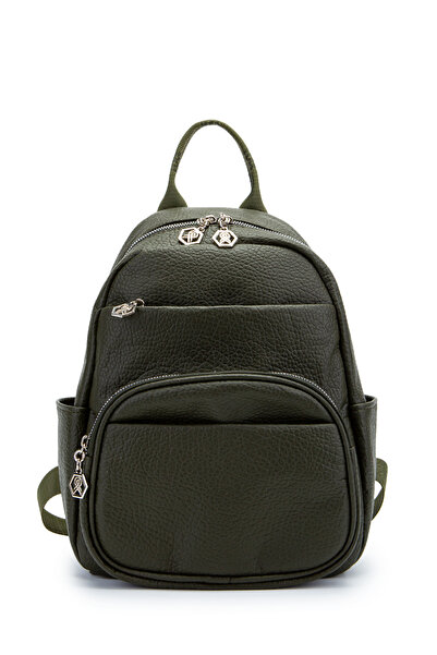 minebag Multi-Compartment Holly Women's Backpack Bag Khaki