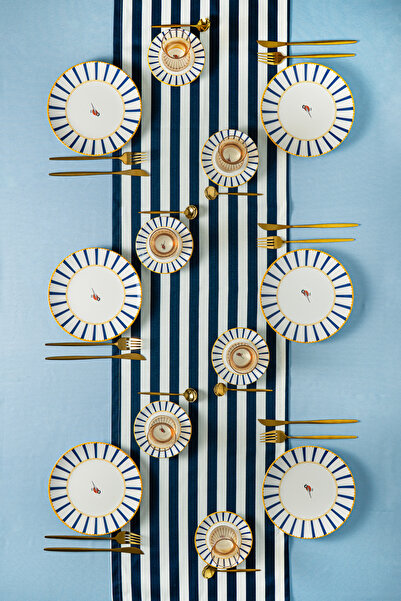 clasavm مجموعة كعكة مكونة من 18 قطعة منقوشة على شكل طائر أزرق |   مجموعة حلوة...