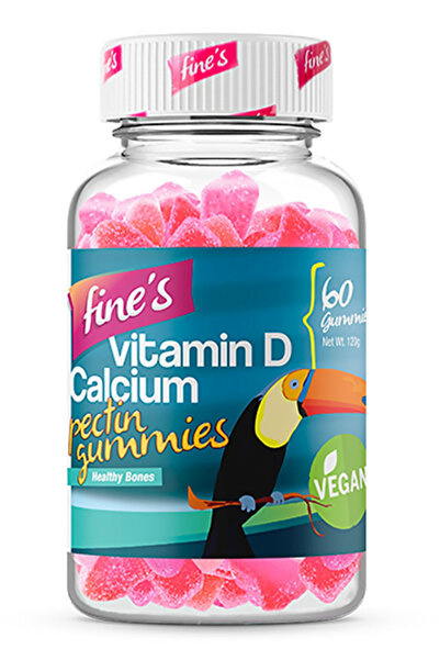 Fine's فيتامين د وكالسيوم فاينز