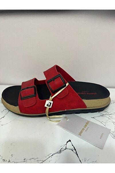 Pierre Cardin Red Women's Slippers Pc-7428