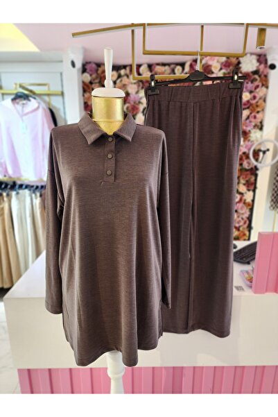 SEÇİLSTORE Γυναικείο καφέ σετ Alt Top