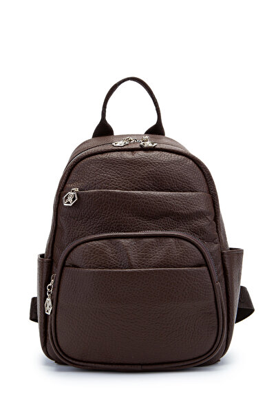 minebag Multi-Compartment Holly Women's Backpack Bag Brown