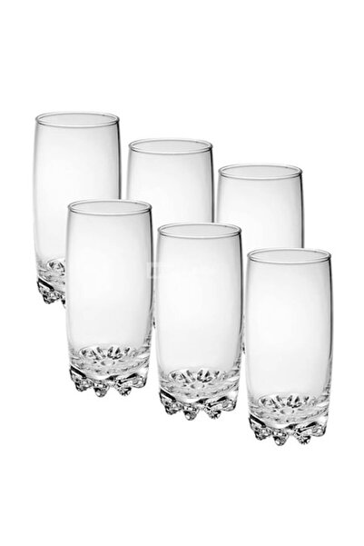 Borcam By Pasabahce Pasabahce Sylvana Long Drink Glass Set, 6 Pieces, 385 ml