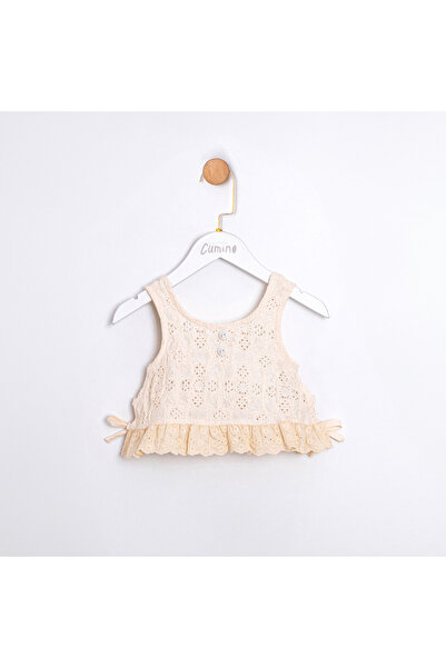 Cumino Girls' Sleeveless Crop Blouse