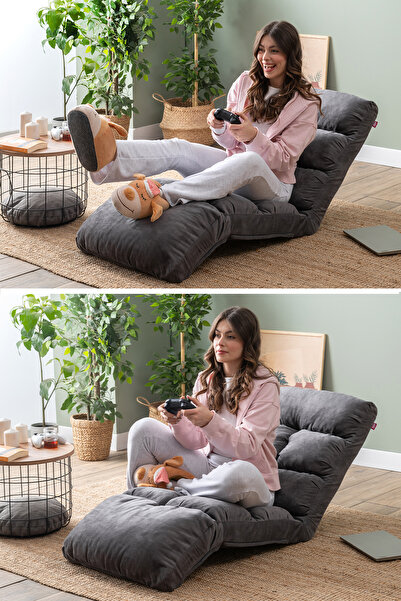 Pafu Fuwa Fonksiyonel Mekanizmalı Oyuncu Koltuğu - Soho Gri