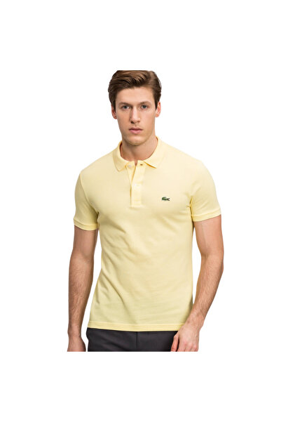 Lacoste Men's Slim Fit Yellow Polo T-Shirt Ph4012.107