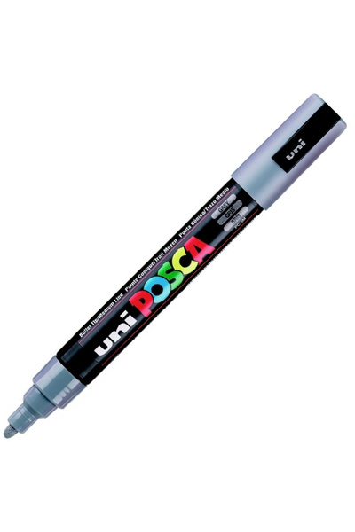 UNİ-BALL Posca 1.8-2.5 Water-Based Poster Marker Gray