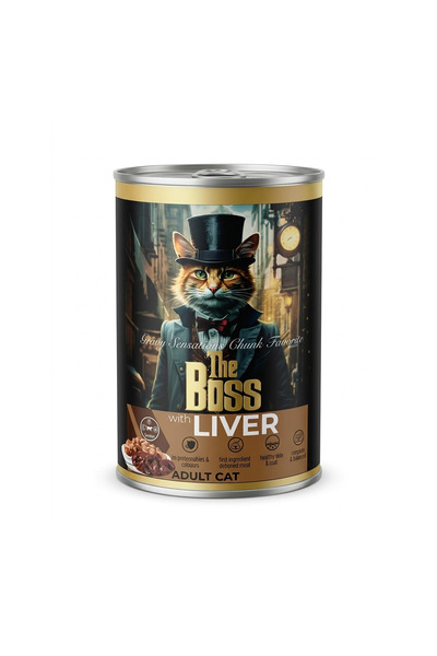The Boss Gravy Sensations Chunk Favorite Wet Cat Food - With Liver - Adult Ca...