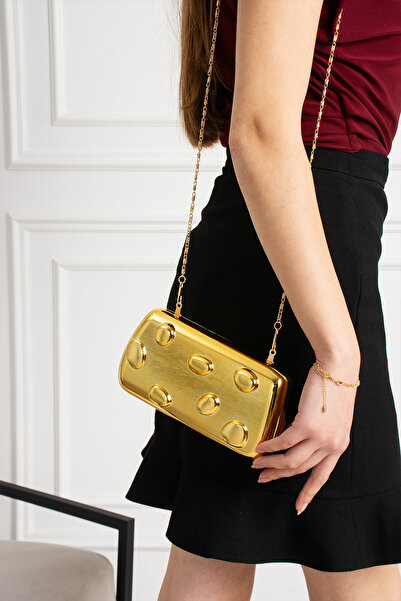 Benedetta Women's Acrylic Shiny Evening Dress Bag