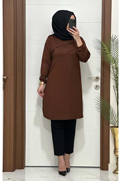 masalabiyem 12650 K 50 Brown Cross Stone Tunic