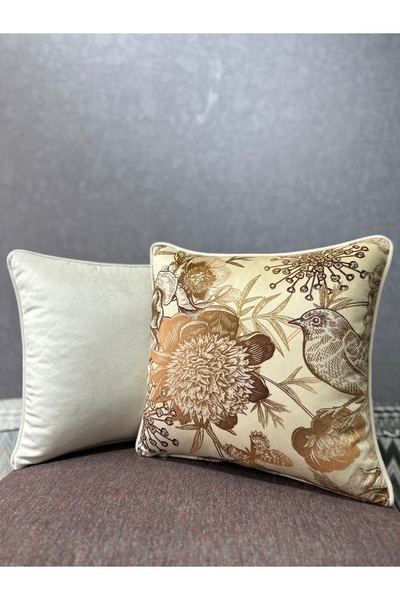 Fabricland ROBIN-93123 Cremă Combinație Dublă 43X43 Husă de protecție împotri...