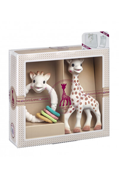 Vulli Set cadou SOPHIEsticated cu Sophie Girafa și Inel de dentiție Colo'Rings
