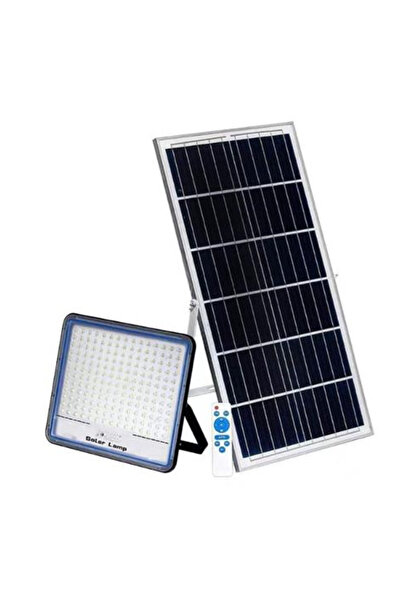 HASSAN Proiector cu panou solar, putere 600W, 30000mA, carcasă din aluminiu