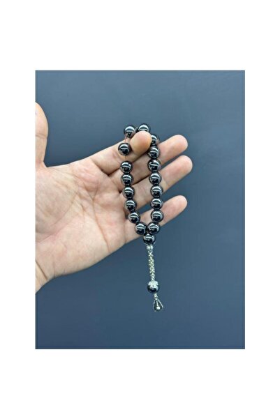 BEST PARTİ Best Hematite Stone 12 mm 17-Piece Shak Shak Prayer Beads