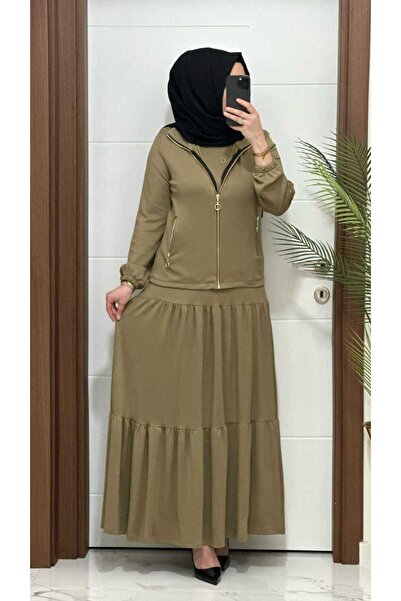 masalabiyem 25720 K 150 Green Jacket Dress