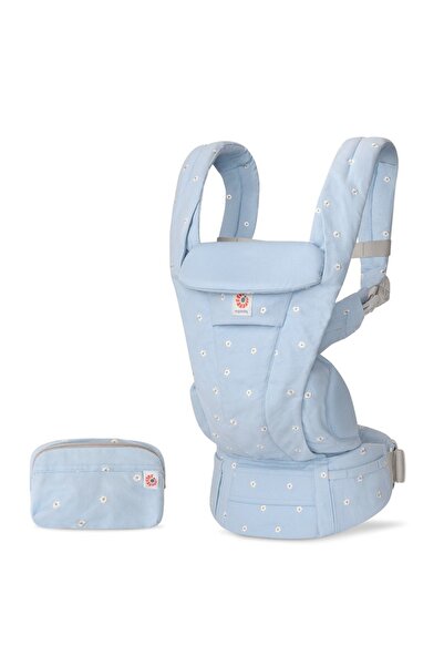 Ergobaby Marsupiu Omni Deluxe Cotton Serene Blue Flowers