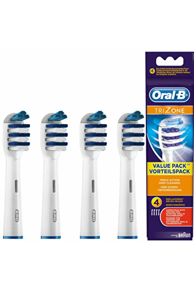 Oral7 Oral B Trizone Toothbrush Heads Pack of 4 Replacement Brush Heads Oral B