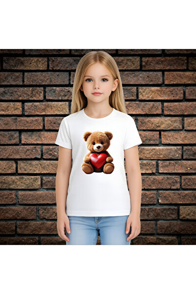 CXO Craft Children's T-Shirt with Print, Bear, Cotton