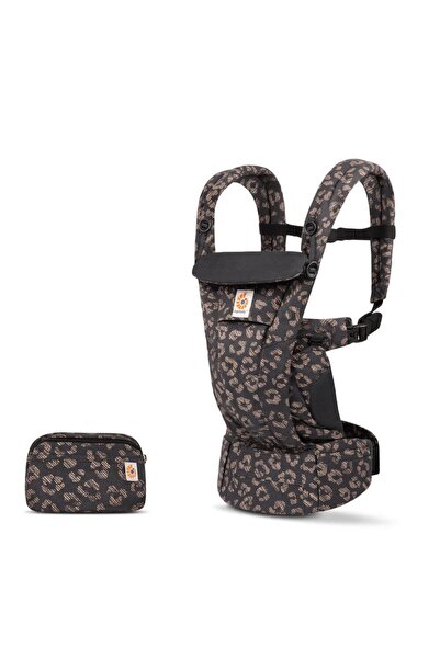 Ergobaby Marsupiu pentru copii Omni Dream Black Leopard, 0-2 ani, Ergonomic