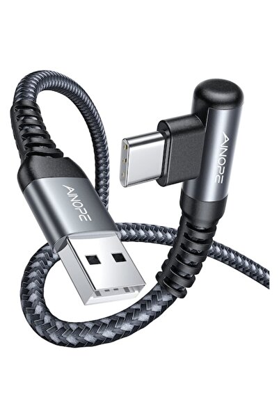 AINOPE Cablu USB Type-C 3.1A, 60W, Nailon, Încărcare rapidă, Super rezistent