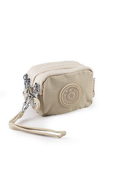 İMAKS Țesătură mini Crinkle / Clinkir, cu 3 fermoare, curea pentru încheietur...