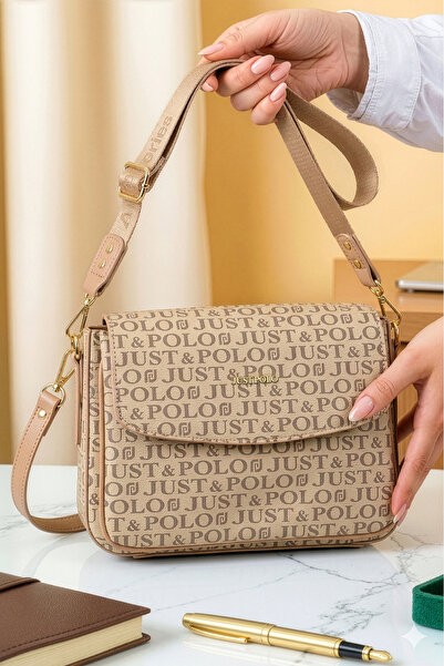 Just Polo Women's 5-Compartment Chain Long Strap New Season Accessory Hand & ...