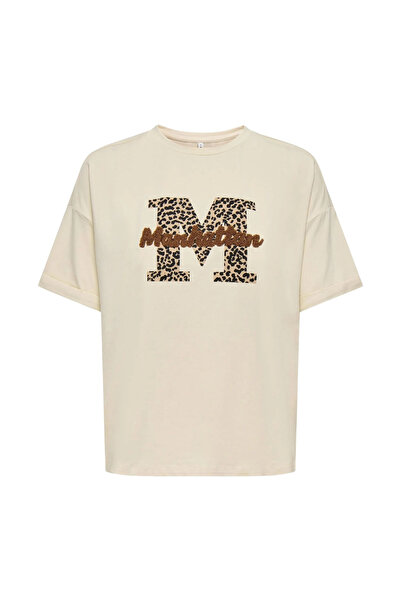 ONLY Onlcıa Lıfe S/S Foldup Prnt Top Boxccjrs Women's T-Shirt 15366009