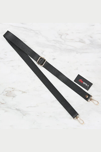 BD fold yarn Sliding Black Bag Strap Adjustable 135X2Cm