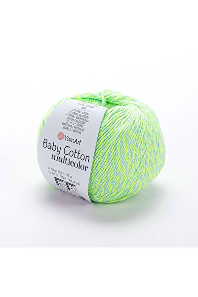 Yarnart Baby Cotton Multicolor 5206 Ebruli Knitting Yarn