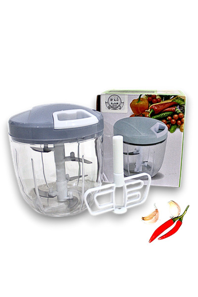 Al Nokhba 1000ML Manual Hand Chopper–Multi-Functional Vegetable Cutter with S...